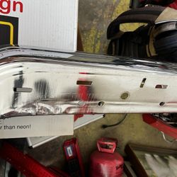 Vintage chrome bumper Ford truck