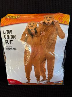 Adult Lion Jumpsuit Costume