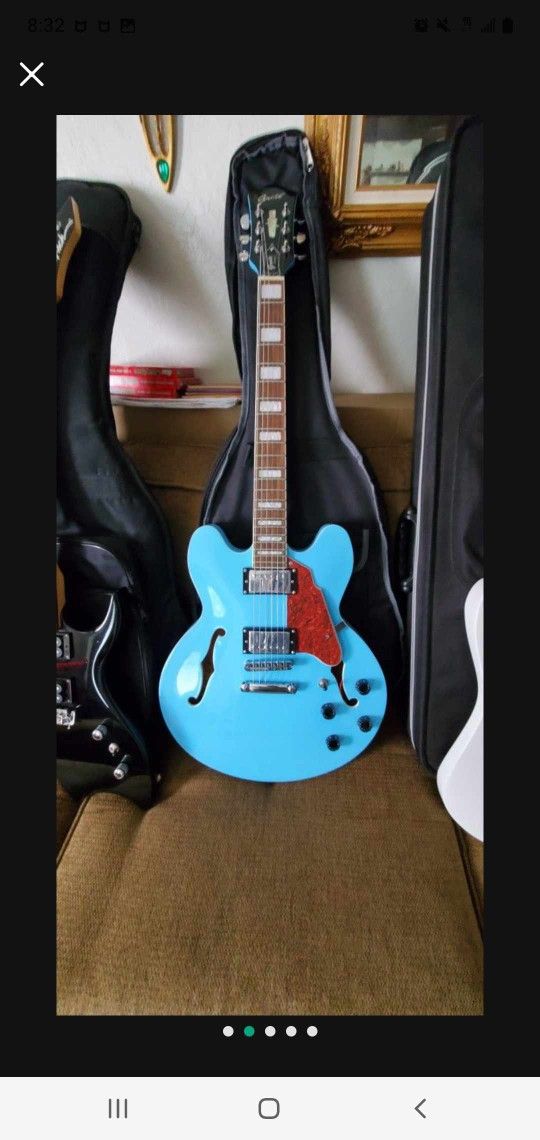 Brandnew Beautiful Blues Guitar