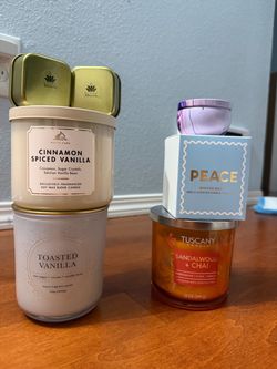 Assorted candles