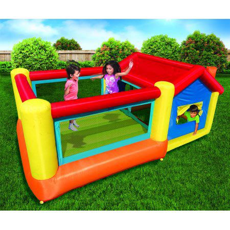 LIKE NEW 💥💥Banzai Big Bounce Play House (Inflatable Backyard Jump Bouncer Castle)