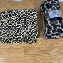 Leopard Scarf, Leopard Throw, And Leopard Pillow