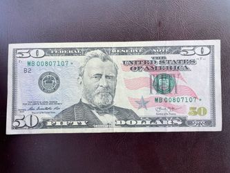 Billete con Estrella/ Star ⭐️ note Bill