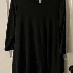 Large Black Dress