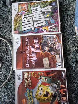 Wii And Wii U Accessories And Games