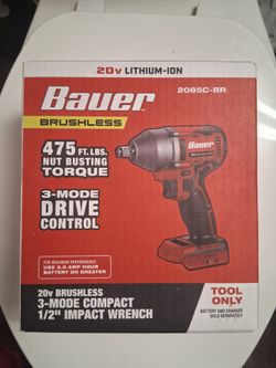 Bauer 20V Brushless 1/2" Impact Wrench