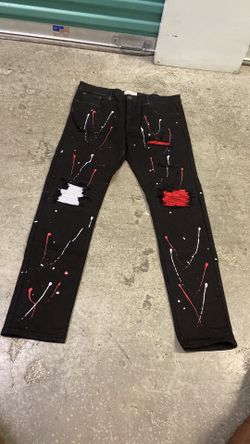 Black Twill Jeans 