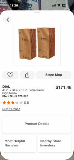 DIAL 40 in. x 28 in. x 12 in. Replacement Rigid Media