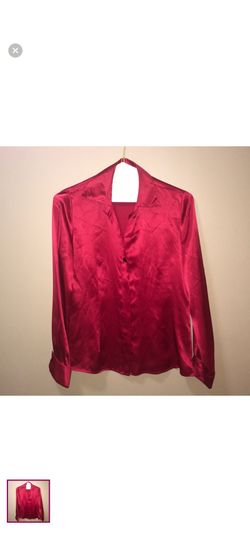 Jones New York Collection silk blouse size 10