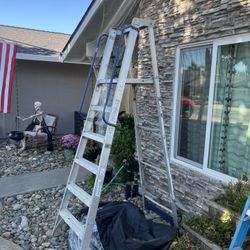 Loiusville AP1006 platform 6ft aluminium Ladder 