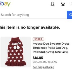 Dog Coat Dress