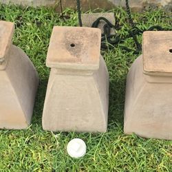 3 Vintage Terracotta Planters Large!! Plus I HAVE MORE..CAN BUNDLE