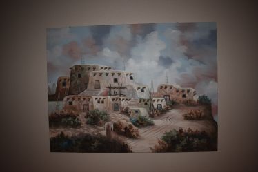 Beautiful Large 3 Dimensional Southwest Art Paintings
