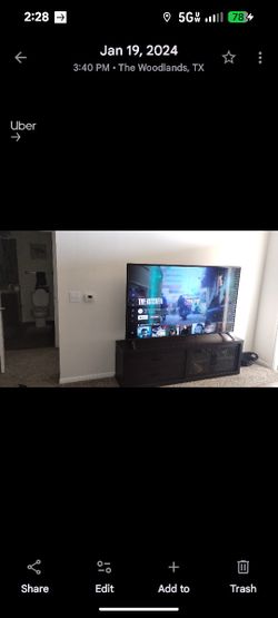 75 INCH LG TV W/ MAGIC REMOTE