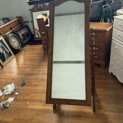 Antique Full Body Mirror 