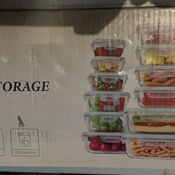 vtopmart 18 pack glass food storage containers