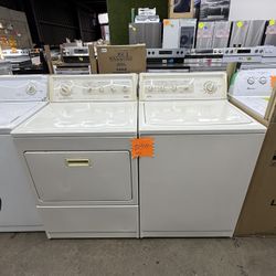 Kenmore top load washer and gas dryer set 