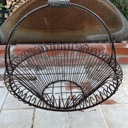 Wrought Iron Basket