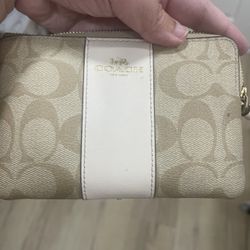 Coach Canvas Wristlet 