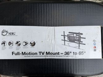 SIIG Full-Motion Tv Mount For 36” To 65”