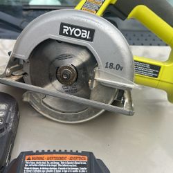 Cordless  Circular Saw  With Chargers And Batteries