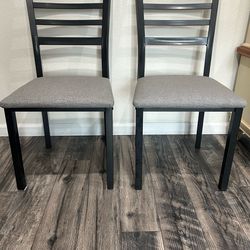 Two dining chairs