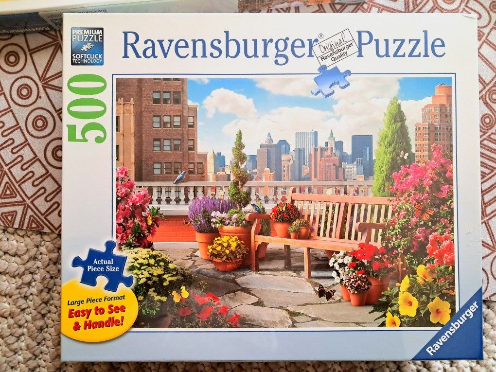 NEW Unopened Ravensburger Puzzle 500 Large Piece Format
