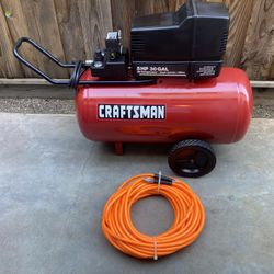 Air Compressor Like New Craftsman With Hose