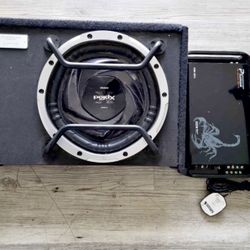 Sony 10 Inch 1200 Watts Subwoofer With 600 Watt Amp And Android Stereo Receiver