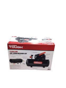 Hyper tough 3 gallons air compressor kit