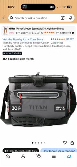 Titan by Arctic Zone 30-Can Soft Cooler Bag