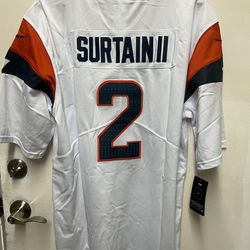 Patrick Surtain II Denver Broncos White New Jerseys Size Large