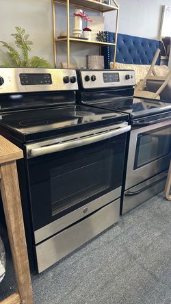 Stainless steel glass top stove