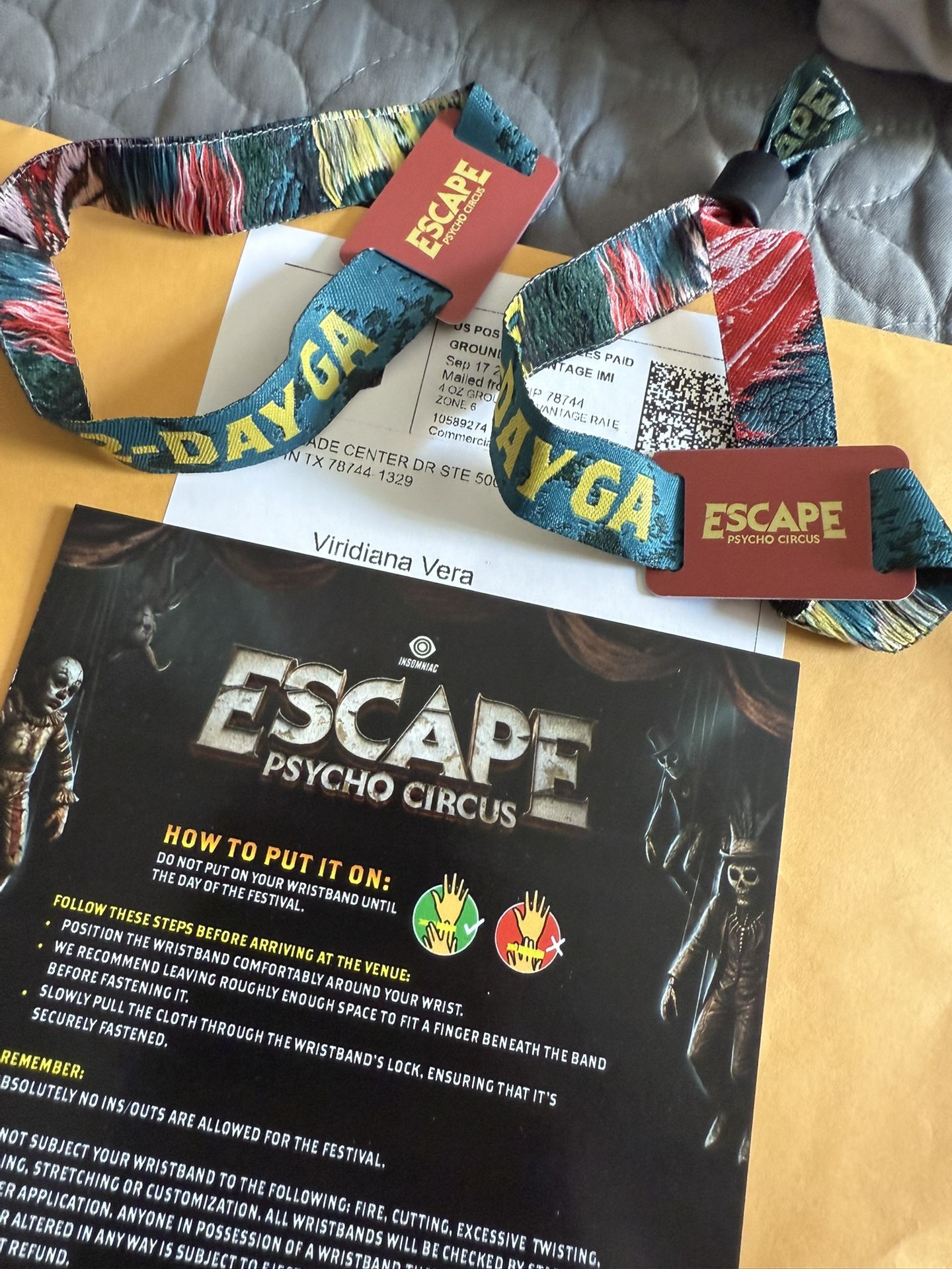 Escape 2 Day GA