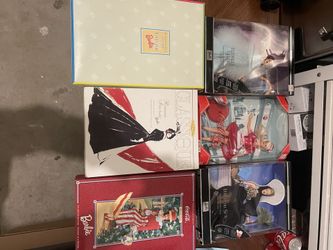 Lot of Collectors Barbie Dolls