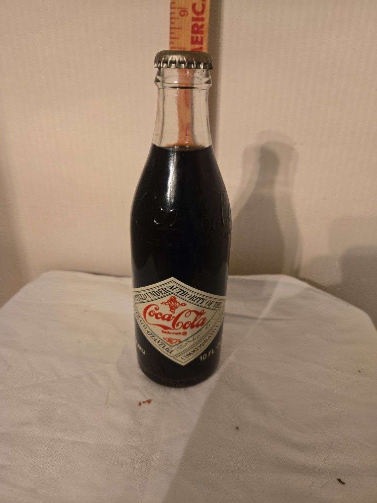 Vintage Coca Cola Kroger 1(contact info removed) 100th Anniversary Commemorative 10oz Bottle