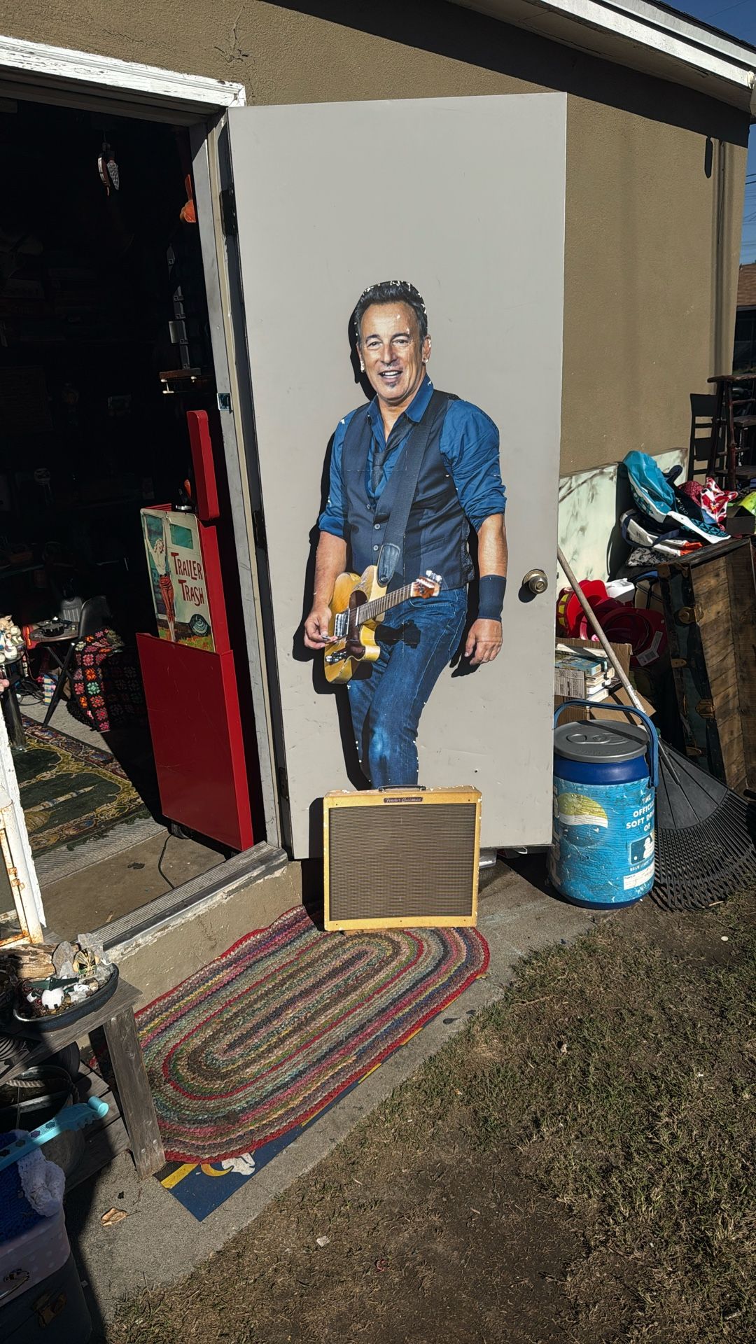 Bruce Springsten Life Size Cut Out Rare