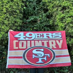 San Francisco 49ers Country 3x5 House Flag Banner