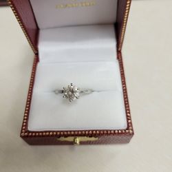 1.3 Carat Solitaire, Diamond Ring.  
