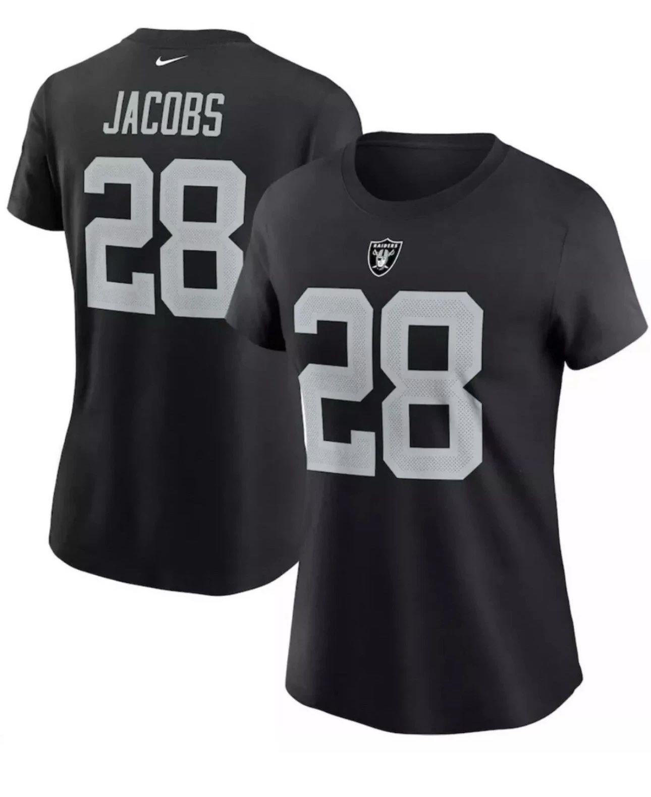Las Vegas Raiders #28 Jacobs Nike Jersey Shirt Women’s S,M,XL & 2XL New