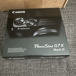 Canon Powershot G7 X Mark III NEW