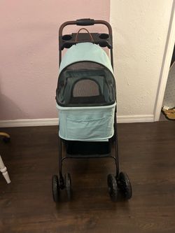 Pet Stroller with Mesh Canopy