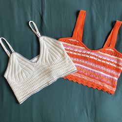 Medium crochet Crop tops