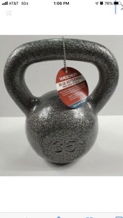Weider 35 pound kettle bell