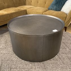 Hammered Brass Coffee Table