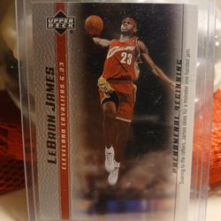 UPPER DECK LEBRON JAMES 