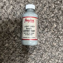 Angelus Light Grey Leather Paint 4 fl.oz/118 ml