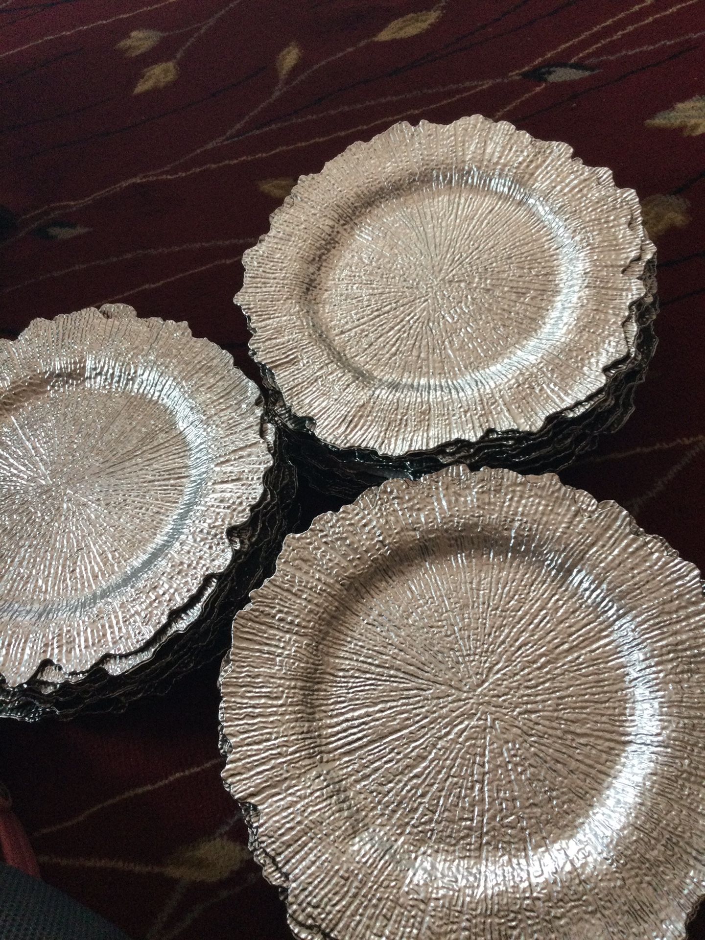 Silver Charger Plates