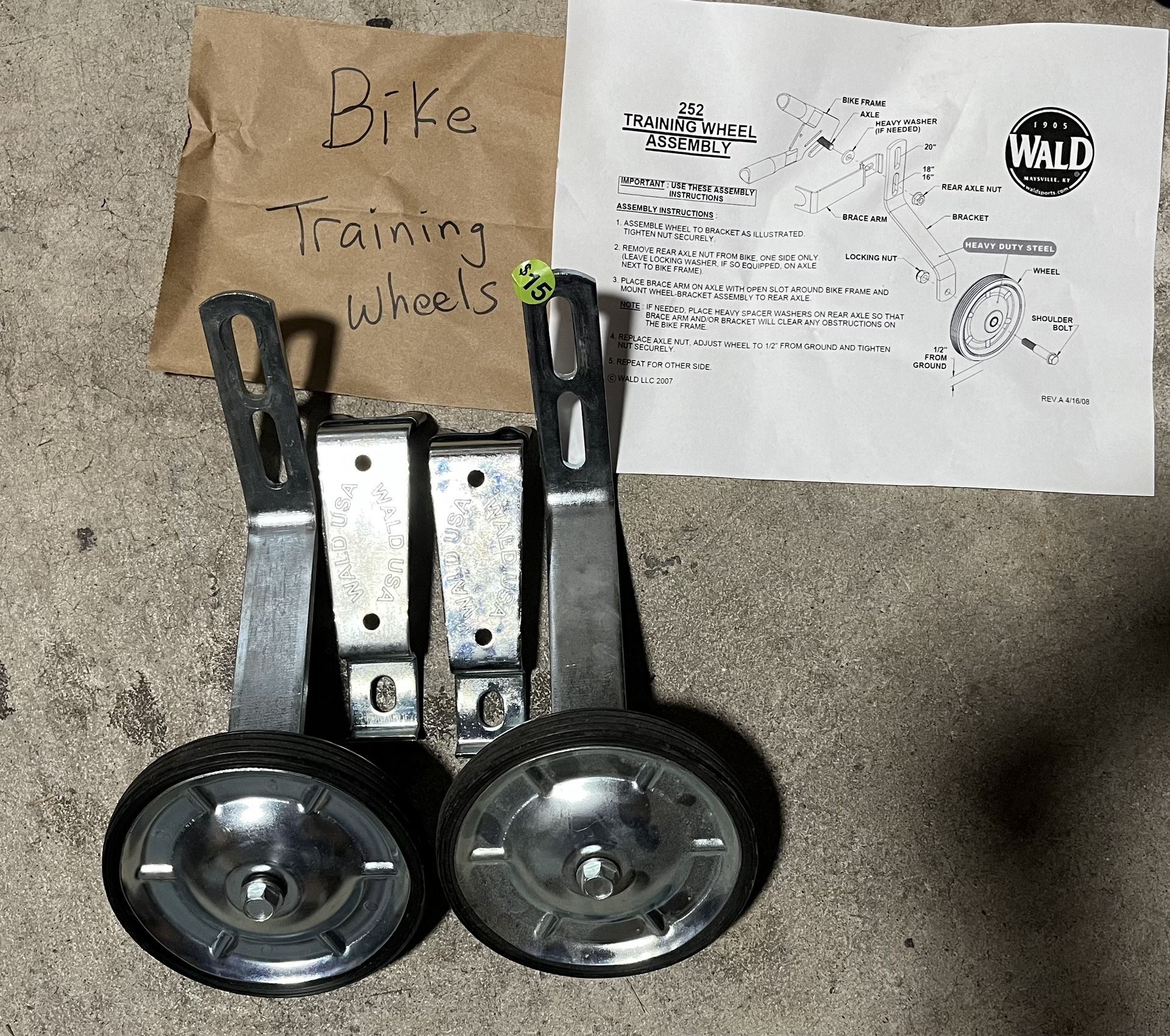 Kids Bike - Training Wheels [Wald USA]