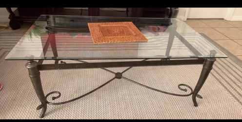 Glass Top Coffee Table